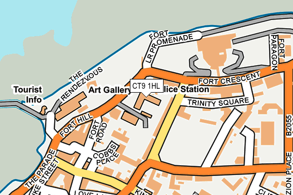 CT9 1HL map - OS OpenMap – Local (Ordnance Survey)