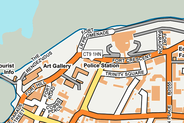 CT9 1HN map - OS OpenMap – Local (Ordnance Survey)