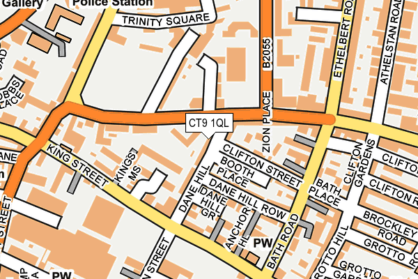 CT9 1QL map - OS OpenMap – Local (Ordnance Survey)