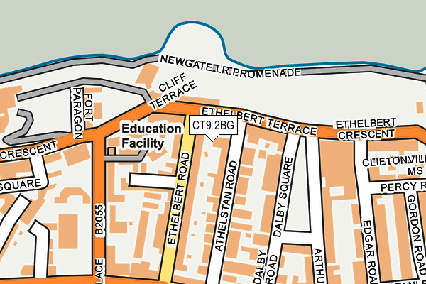 CT9 2BG map - OS OpenMap – Local (Ordnance Survey)