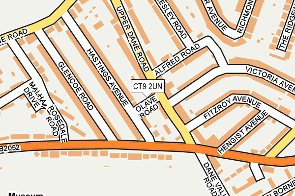 CT9 2UN map - OS OpenMap – Local (Ordnance Survey)