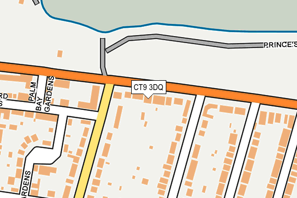 CT9 3DQ map - OS OpenMap – Local (Ordnance Survey)