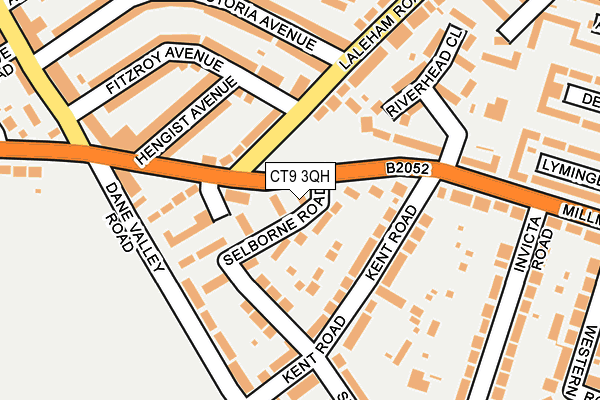 CT9 3QH map - OS OpenMap – Local (Ordnance Survey)