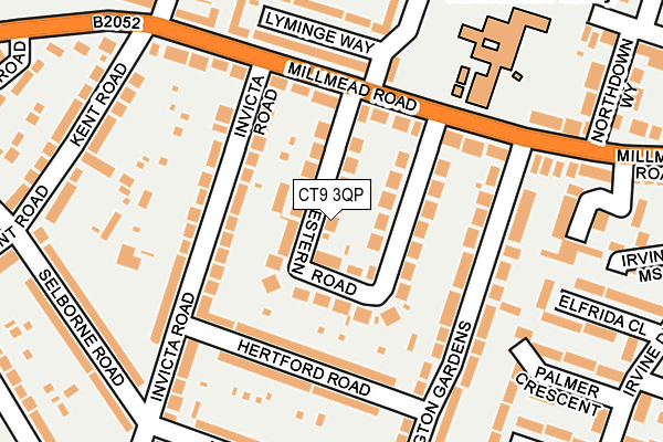 CT9 3QP map - OS OpenMap – Local (Ordnance Survey)