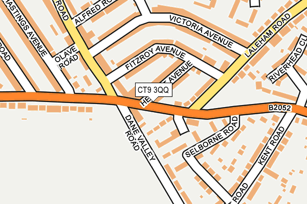 CT9 3QQ map - OS OpenMap – Local (Ordnance Survey)