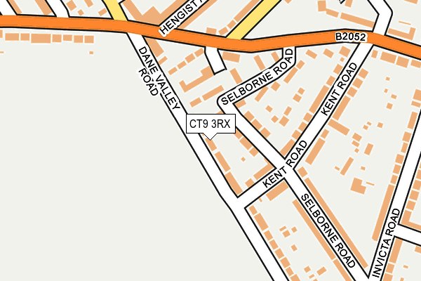 CT9 3RX map - OS OpenMap – Local (Ordnance Survey)