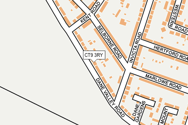 CT9 3RY map - OS OpenMap – Local (Ordnance Survey)