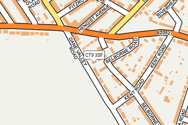 CT9 3SF map - OS OpenMap – Local (Ordnance Survey)