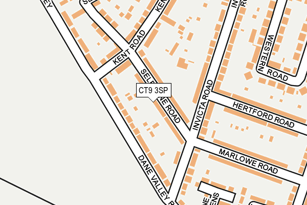 CT9 3SP map - OS OpenMap – Local (Ordnance Survey)