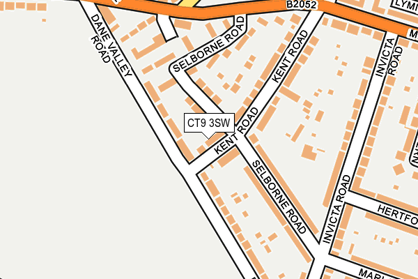 CT9 3SW map - OS OpenMap – Local (Ordnance Survey)