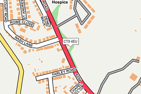 CT9 4EU map - OS OpenMap – Local (Ordnance Survey)