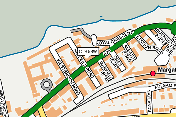 CT9 5BW map - OS OpenMap – Local (Ordnance Survey)