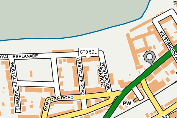 CT9 5DL map - OS OpenMap – Local (Ordnance Survey)