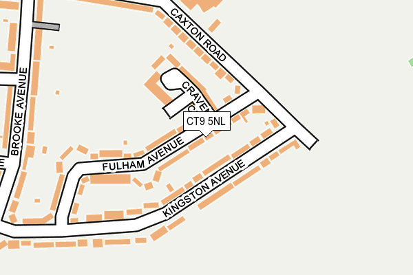 CT9 5NL map - OS OpenMap – Local (Ordnance Survey)