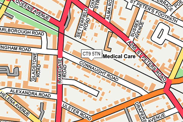 CT9 5TN map - OS OpenMap – Local (Ordnance Survey)
