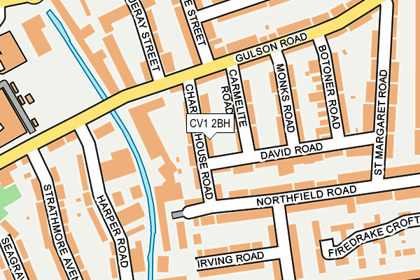 CV1 2BH map - OS OpenMap – Local (Ordnance Survey)