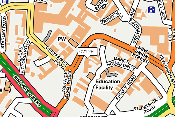 Map of CHURCH HILL CLOSE MANAGEMENT COMPANY LIMITED at local scale
