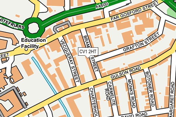 CV1 2HT map - OS OpenMap – Local (Ordnance Survey)