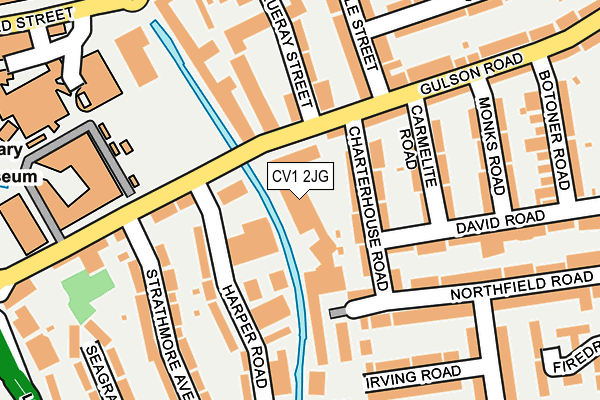 CV1 2JG map - OS OpenMap – Local (Ordnance Survey)