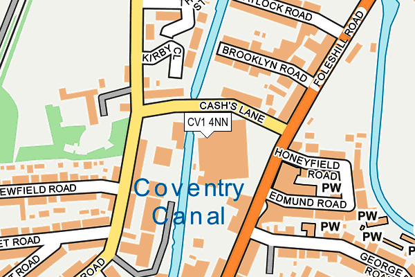 CV1 4NN map - OS OpenMap – Local (Ordnance Survey)