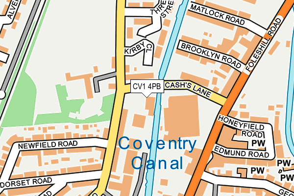 Map of COVENTRY BUILDING SUPPLIES (UK) LIMITED at local scale