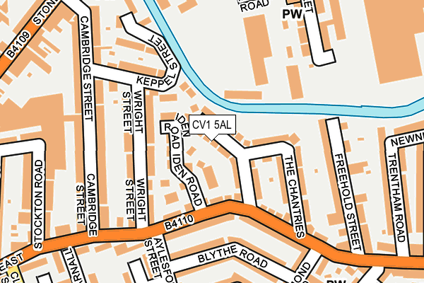 CV1 5AL map - OS OpenMap – Local (Ordnance Survey)