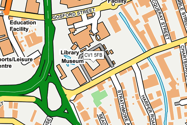 Map of COVENTRY UNIVERSITY ONLINE LIMITED at local scale