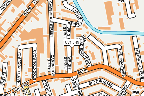 CV1 5HN map - OS OpenMap – Local (Ordnance Survey)