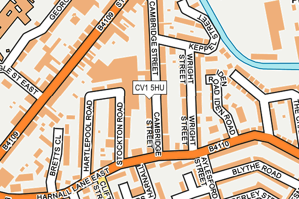 CV1 5HU map - OS OpenMap – Local (Ordnance Survey)