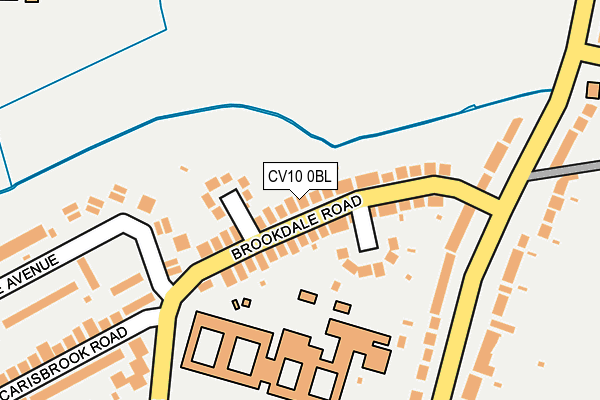 CV10 0BL map - OS OpenMap – Local (Ordnance Survey)