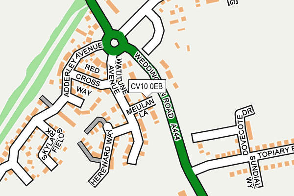 CV10 0EB map - OS OpenMap – Local (Ordnance Survey)