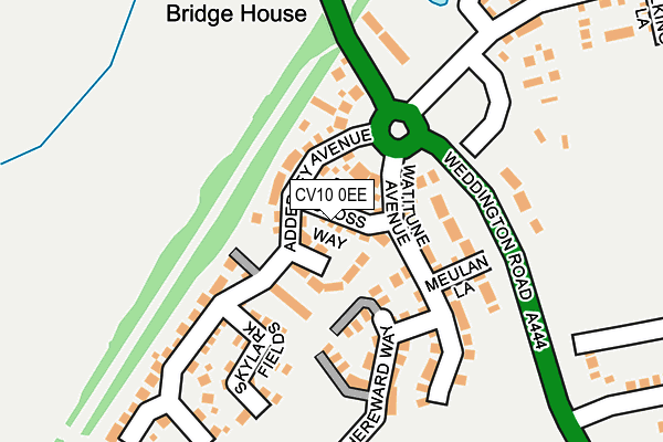 CV10 0EE map - OS OpenMap – Local (Ordnance Survey)