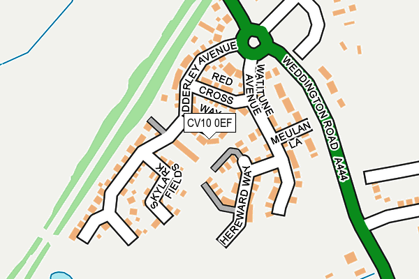 CV10 0EF map - OS OpenMap – Local (Ordnance Survey)