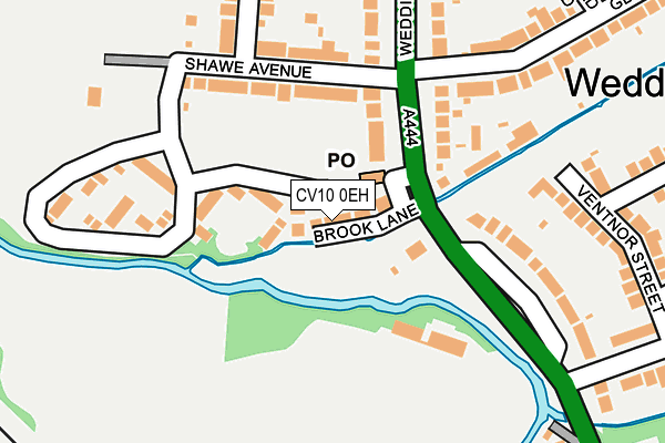 CV10 0EH map - OS OpenMap – Local (Ordnance Survey)