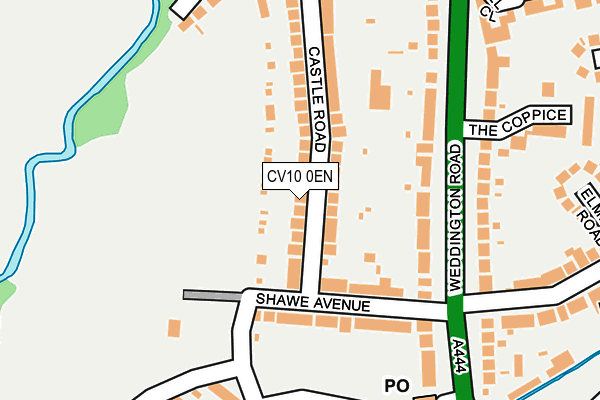 CV10 0EN map - OS OpenMap – Local (Ordnance Survey)