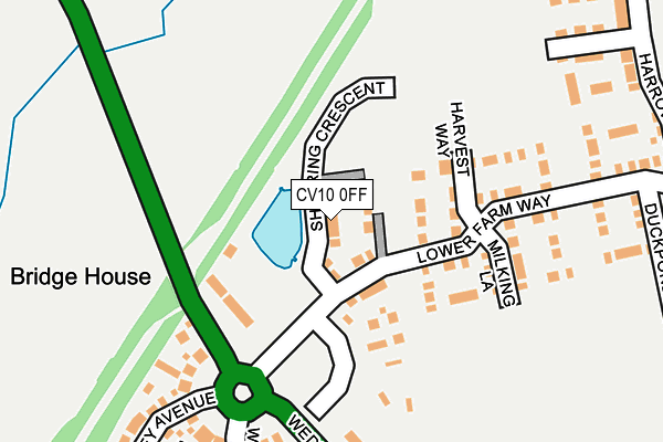 CV10 0FF map - OS OpenMap – Local (Ordnance Survey)