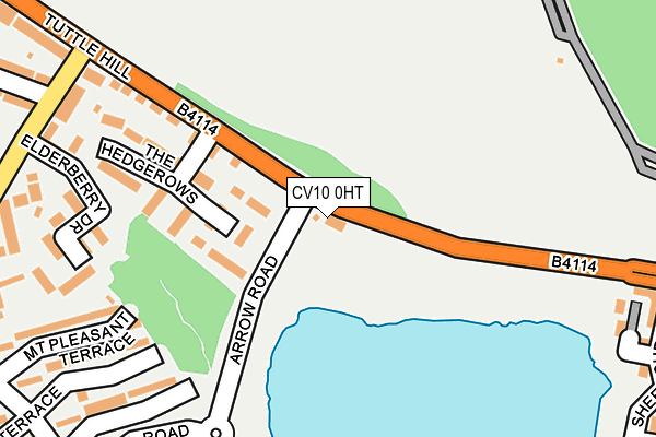 CV10 0HT map - OS OpenMap – Local (Ordnance Survey)