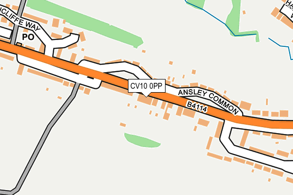 CV10 0PP map - OS OpenMap – Local (Ordnance Survey)