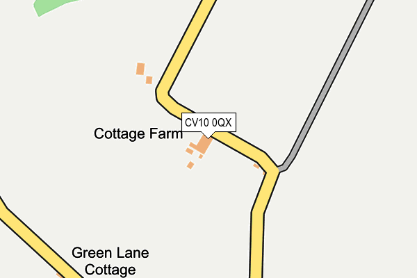 CV10 0QX map - OS OpenMap – Local (Ordnance Survey)