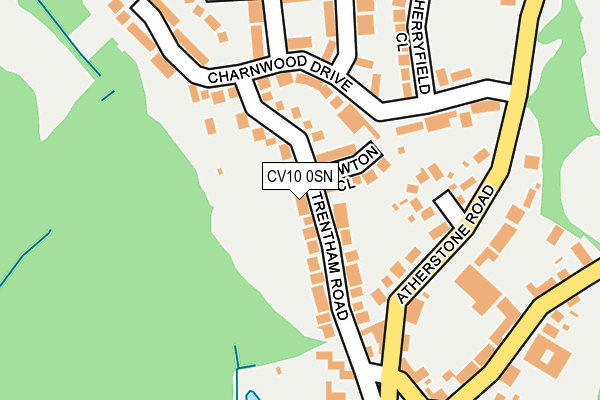 CV10 0SN map - OS OpenMap – Local (Ordnance Survey)