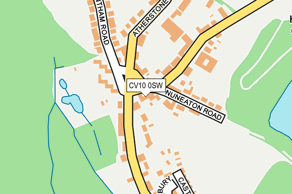 CV10 0SW map - OS OpenMap – Local (Ordnance Survey)