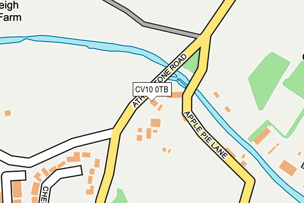 CV10 0TB map - OS OpenMap – Local (Ordnance Survey)