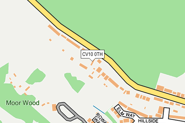 CV10 0TH map - OS OpenMap – Local (Ordnance Survey)