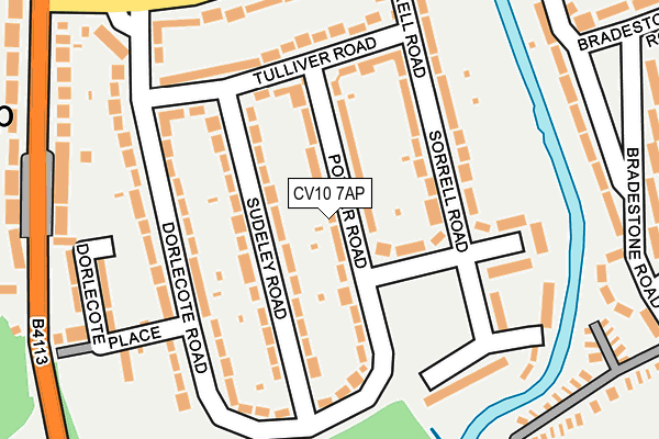 CV10 7AP map - OS OpenMap – Local (Ordnance Survey)