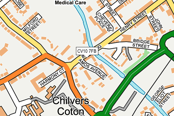 CV10 7FB map - OS OpenMap – Local (Ordnance Survey)