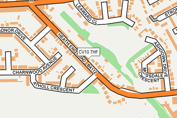 CV10 7HF map - OS OpenMap – Local (Ordnance Survey)