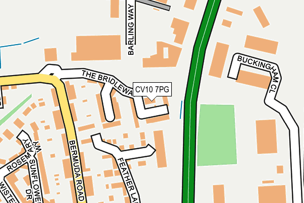 CV10 7PG map - OS OpenMap – Local (Ordnance Survey)