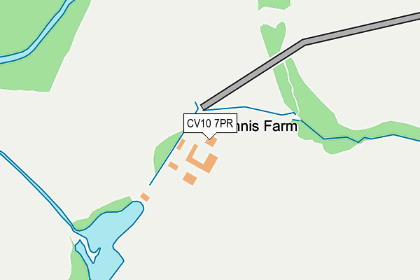 CV10 7PR map - OS OpenMap – Local (Ordnance Survey)