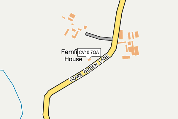 CV10 7QA map - OS OpenMap – Local (Ordnance Survey)