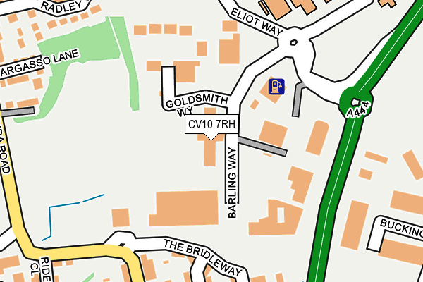 CV10 7RH map - OS OpenMap – Local (Ordnance Survey)